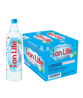 Nước ion kiềm ion-life 1.25L (thùng 12 chai)