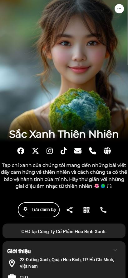 Link bio Định Danh demo